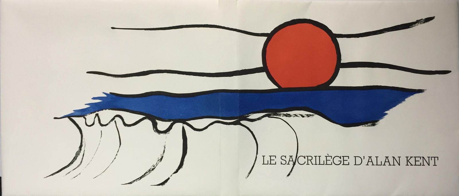 Alexander Calder - Untitled (Landscape with Title): Artist: Alexander CalderTitle: Untitled (Landscape with Title)Year: 1976Dimensions: 16in. by 36in.Edition: From the Rare Limited Edition of 200Publisher: MaeghtSuite: Le Sacrilege d'Alan KentMedium: