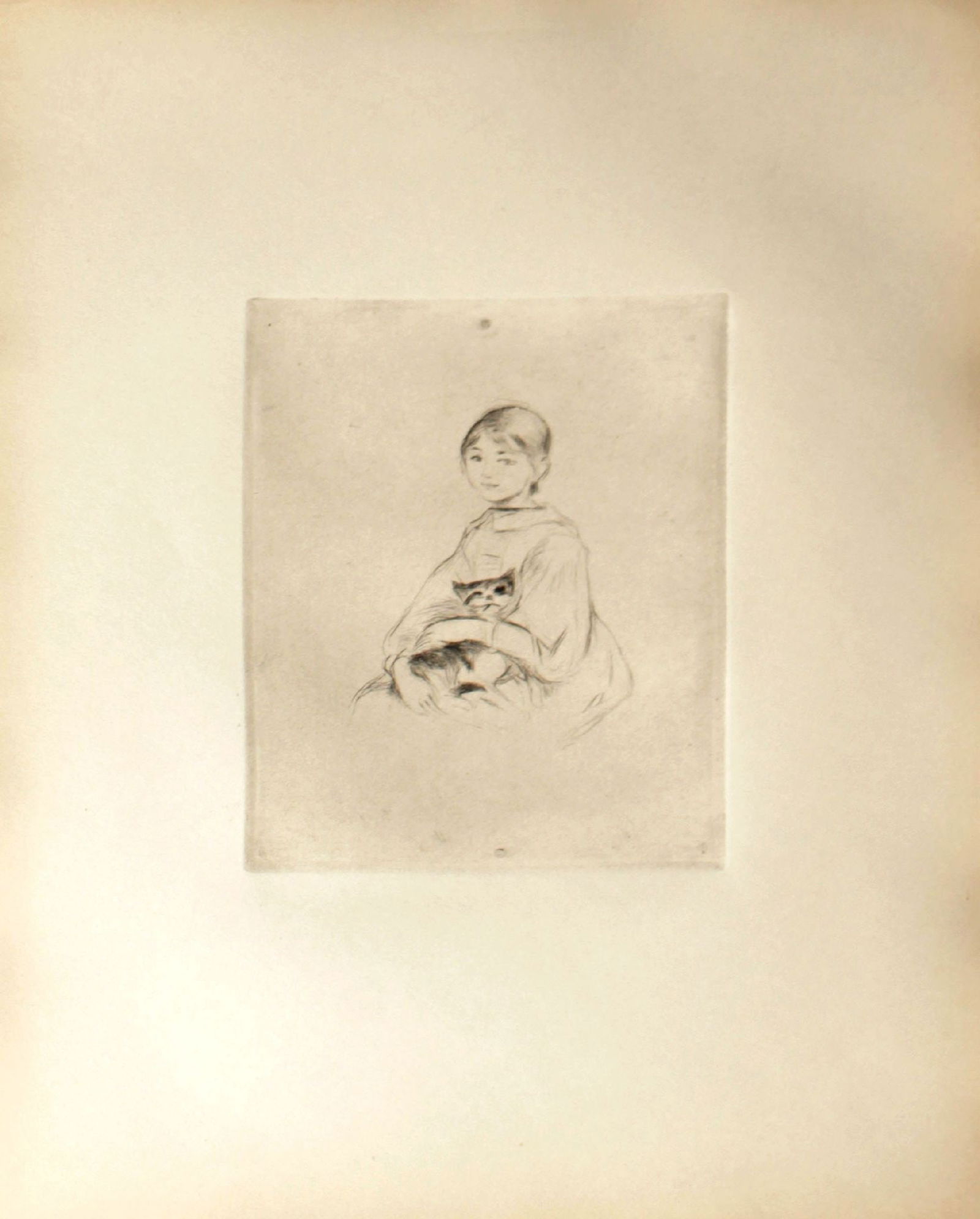 Berthe Morisot - Fillette au Chat (1 of 1)