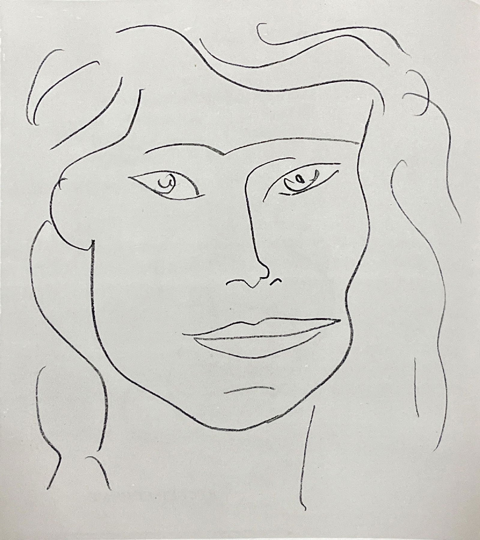 Henri Matisse - Fleurs du mal XVII: Artist: Henri Matisse Title: Fleurs du mal XVII Year: 1947 Dimensions: 11 1/2 x 9 1/2 in. Edition: From the Rare Limited Edition Suite: Fleurs du mal Medi