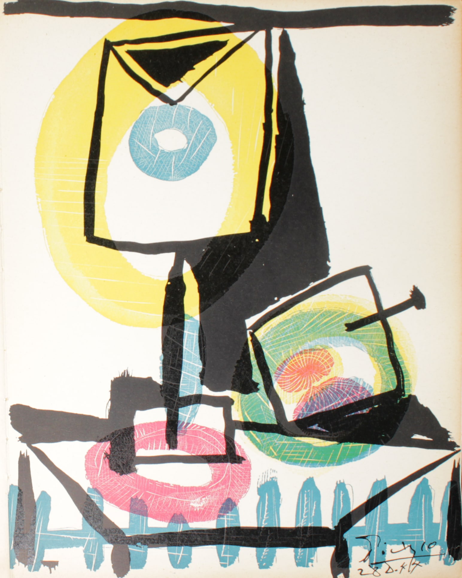 Pablo Picasso - Composition Abstraite (1 of 1)