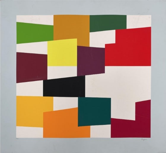 Yaacov Agam - Multicolor on White (1 of 1)