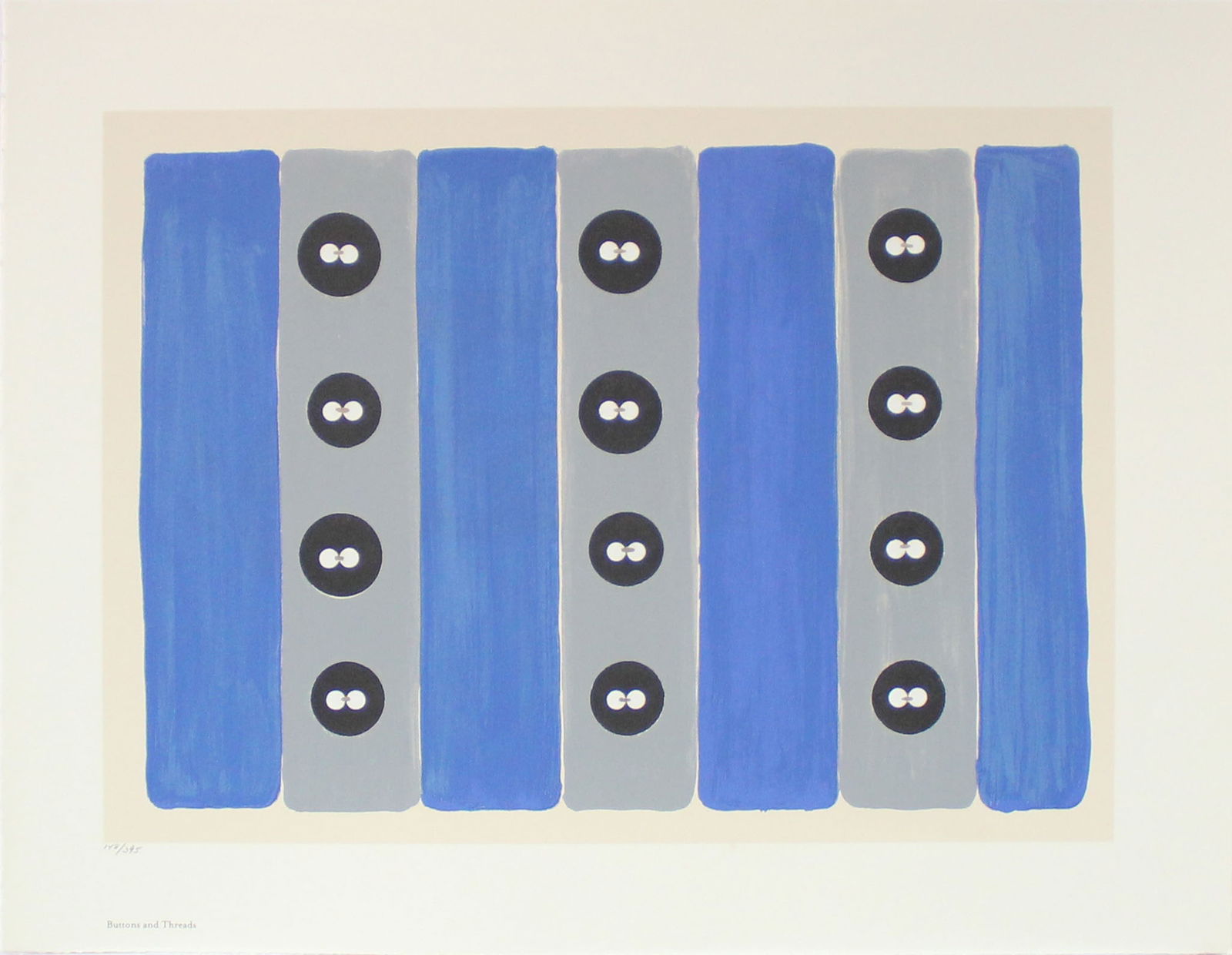 Donald Sultan - Buttons and Threads (1 of 1)