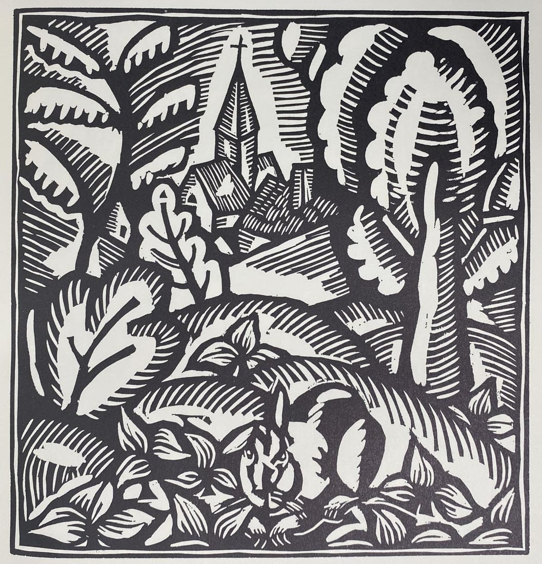 Raoul Dufy - Le Lapin: Artist: Raoul DufyTitle: Le LapinYear: 1977Dimensions: 10in. by 13in.Edition: From the rare limited editionPublisher: The Metropolitan Museum of Art New YorkSuite: Le Bestiare ou Cortege