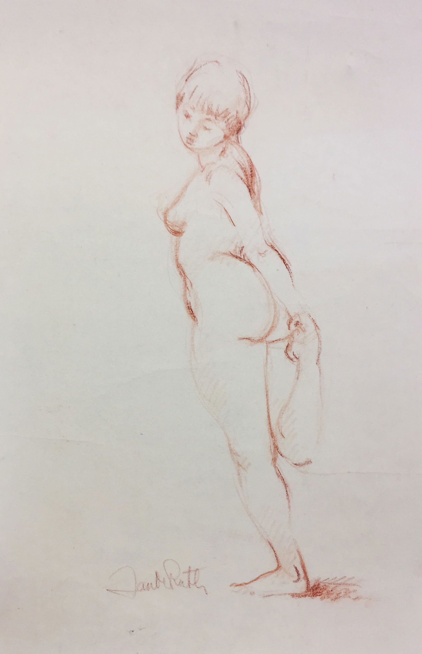 Louis Icart - Original Etching from Felicia ou Mes: Artist: Louis Icart Title: Original Etching from Felicia ou Mes Fredaines Year: 1947 Dimensions: 9in. by 11in. Edition: From the limited edition of 500 Suite: F