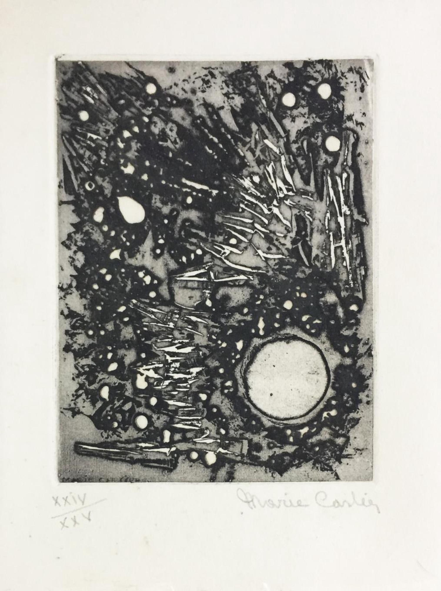 Marie Carlier - Untitled XVII: Artist: Marie CarlierTitle: Untitled XVIIYear: 1962Dimensions: 7 1/4in. by 10in.Edition: From the Rare Limited Edition of XXVPublisher: Galleria Schwarz MilanoSuite: The International Avant-Garde