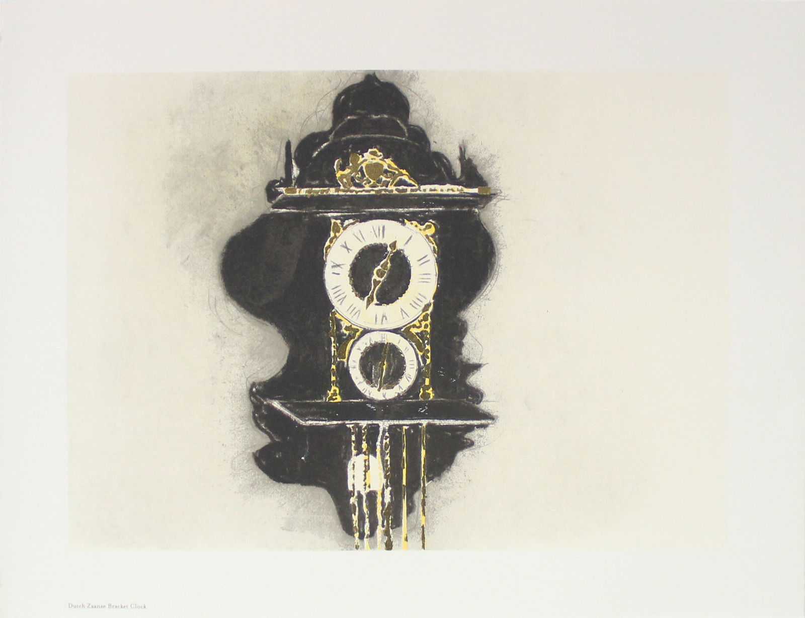 Donald Sultan - Dutch Zaanse Bracket Clock (1 of 1)