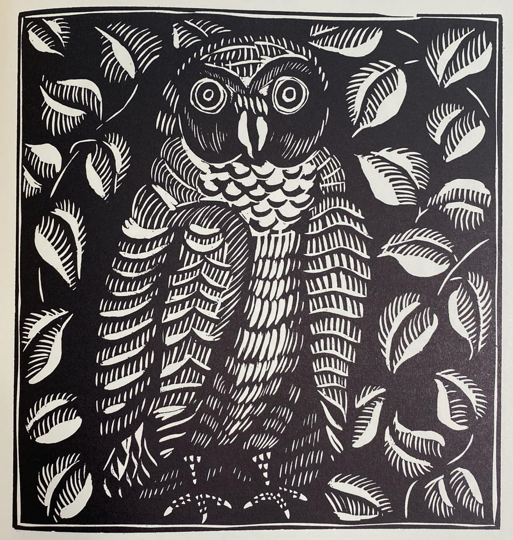 Raoul Dufy - Le Hibou: Artist: Raoul DufyTitle: Le HibouYear: 1977Dimensions: 10in. by 13in.Edition: From the rare limited editionPublisher: The Metropolitan Museum of Art New YorkSuite: Le Bestiare ou Cortege