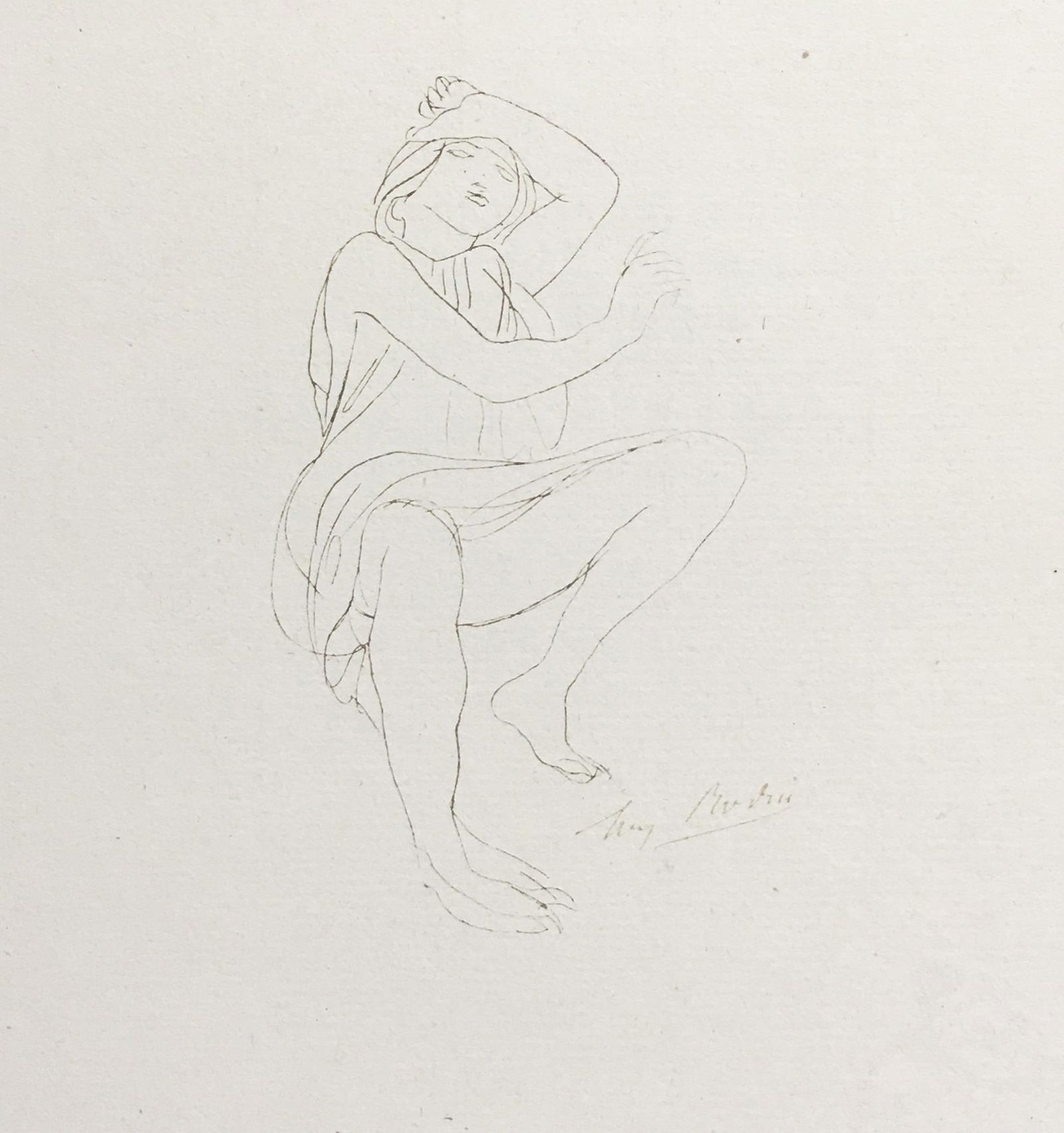 Auguste Rodin - Untitled IX from Elegies Amoureuses d'Ovide: Artist: Auguste Rodin Title: Untitled IX from Elegies Amoureuses d'Ovide Year: 1935 Dimensions: 7 5/8in. by 11 1/4in. Edition: From the Rare Limited Edition of 250