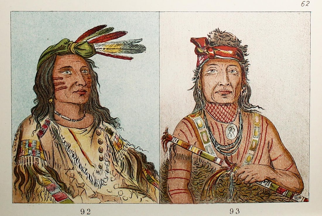George Catlin - Plate 62 from The North American: Artist: George CatlinTitle: Plate 62 from The North American IndiansYear: 1844Dimensions: 5in. by 6 1/4in.Edition: From the Rare Limited EditionPublisher: Chatto and Windus LondonSuite: The North