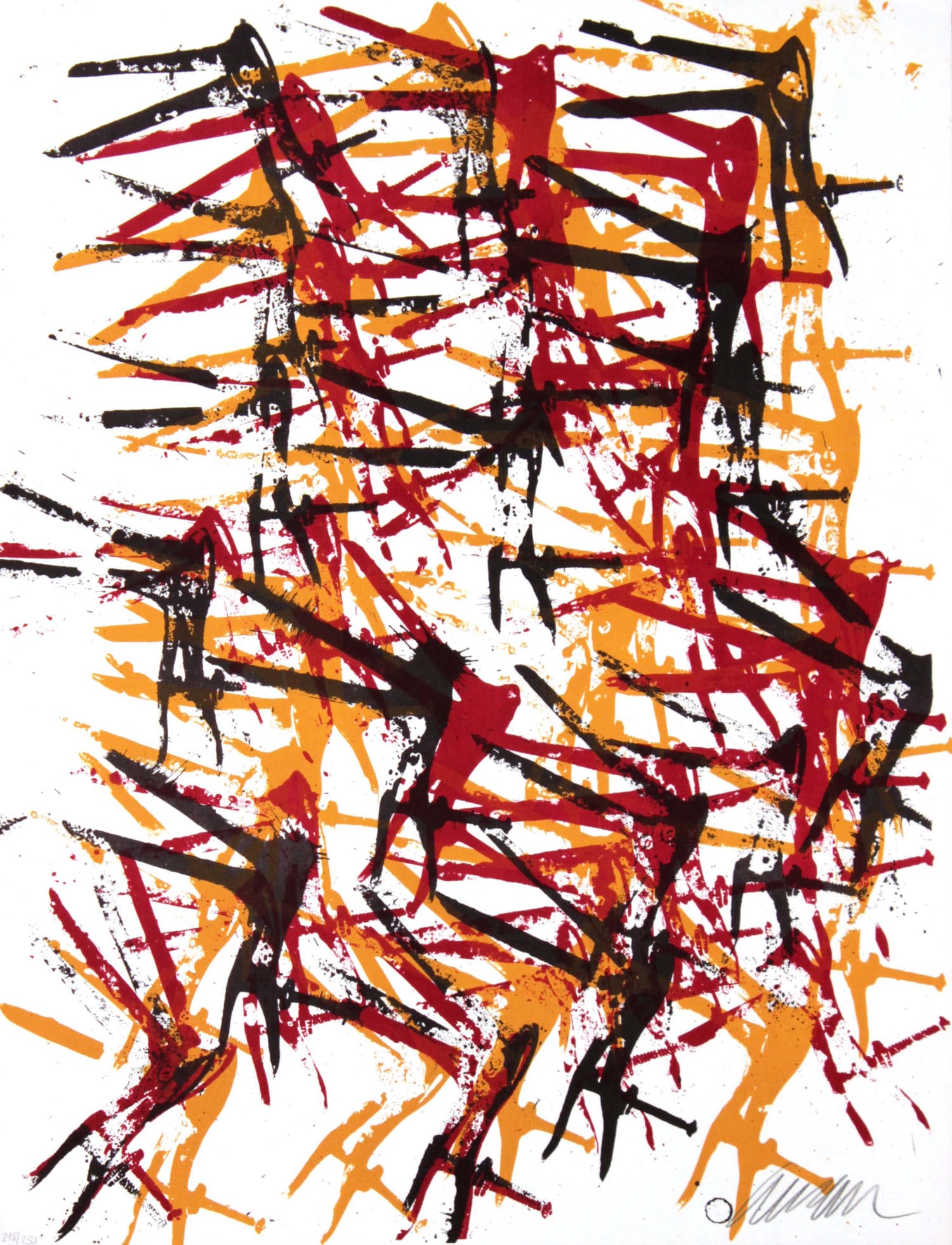 Arman Fernandez - Inside Story: Artist: Arman Fernandez Title: Inside Story Year: 1977 Dimensions: 17in. by 22in. Edition: 218 from the limited edition of 250 Medium: Original lithograph on Ar