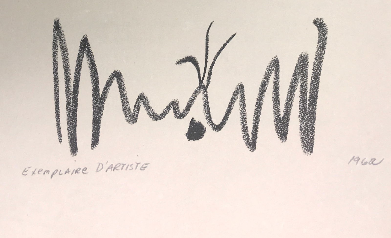 Joan Miro - Double-sided Lithograph III from "Derriere Le Miroir": Artist: Joan MiroTitle: Double-sided Lithograph III from "Derriere Le Miroir"Year: 1953Dimensions: 15in. by 11in.Edition: From the Rare Limited Edition of 100Publisher: Mourlot ParisSuite: Derriere