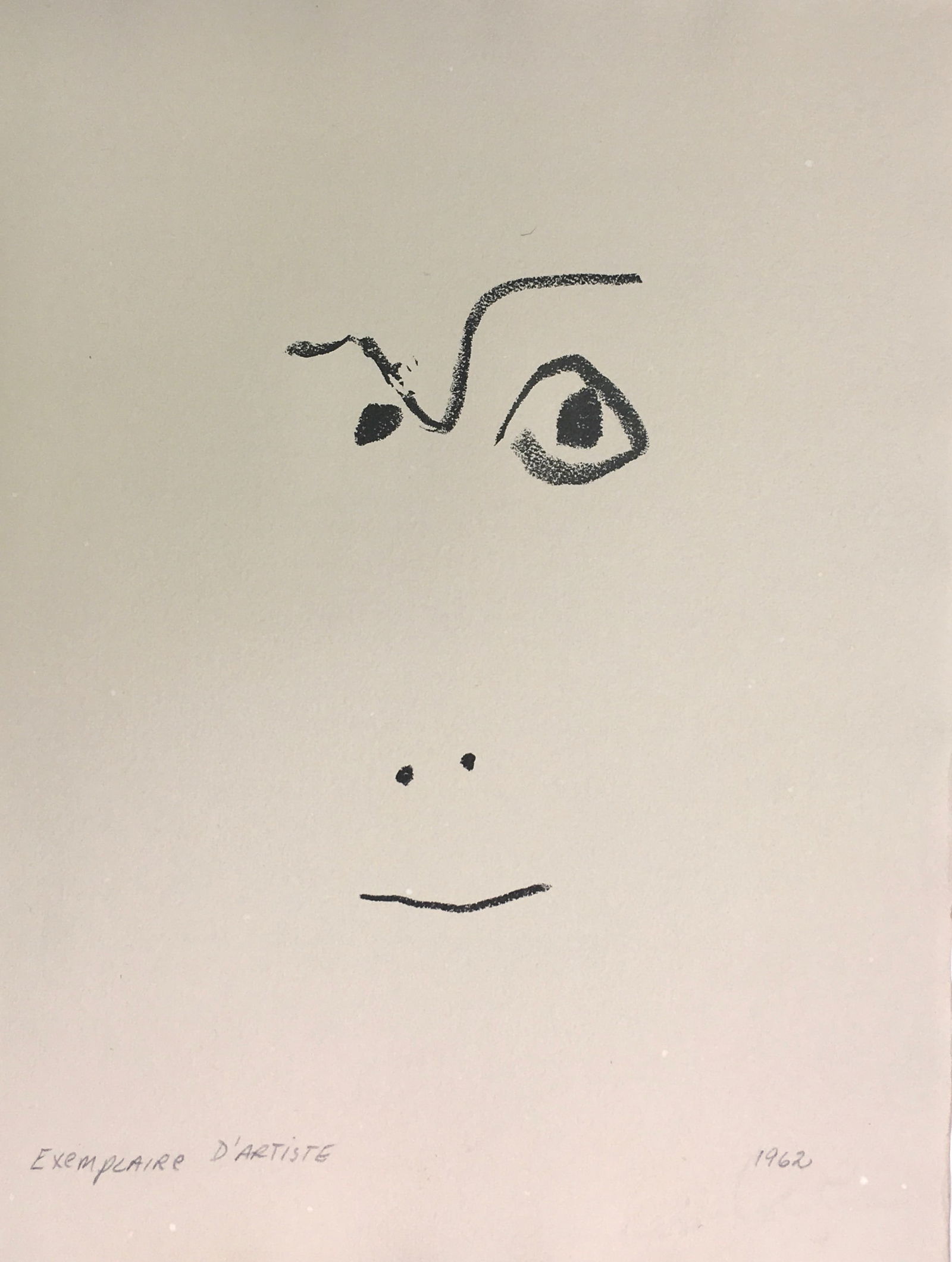 Pablo Picasso - Untitled I from "Cocteau, Jean; Picasso de 1916 a 1961": Artist: Pablo PicassoTitle: Untitled I from "Cocteau, Jean; Picasso de 1916 a 1961"Year: 1962Dimensions: 11 x 14 1/2 in.Edition: An Exemplaire d'artiste seperate from the rare limited