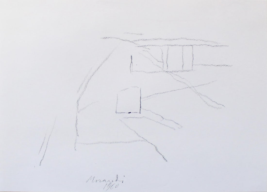 Giorgio Morandi (After) - Tavola 29: Artist: Giorgio Morandi (After)Title: Tavola 29Year: 1963Dimensions: 9in. by 12 1/4in.Edition: From the rare limited editionSuite: 40 Disegni Di Maestri ModerniMedium: Original offset litograph on