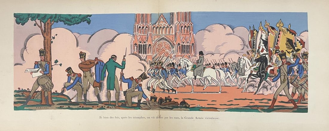Eduardo Garcia Benito - Untitled (March): Artist: Eduardo Garcia BenitoTitle: Untitled (March)Year: 1930Dimensions: 27 1/2in. by 11in.Edition: From the rare limited editionMedium: Original pochoir color stencilCondition: ExcellentSignature