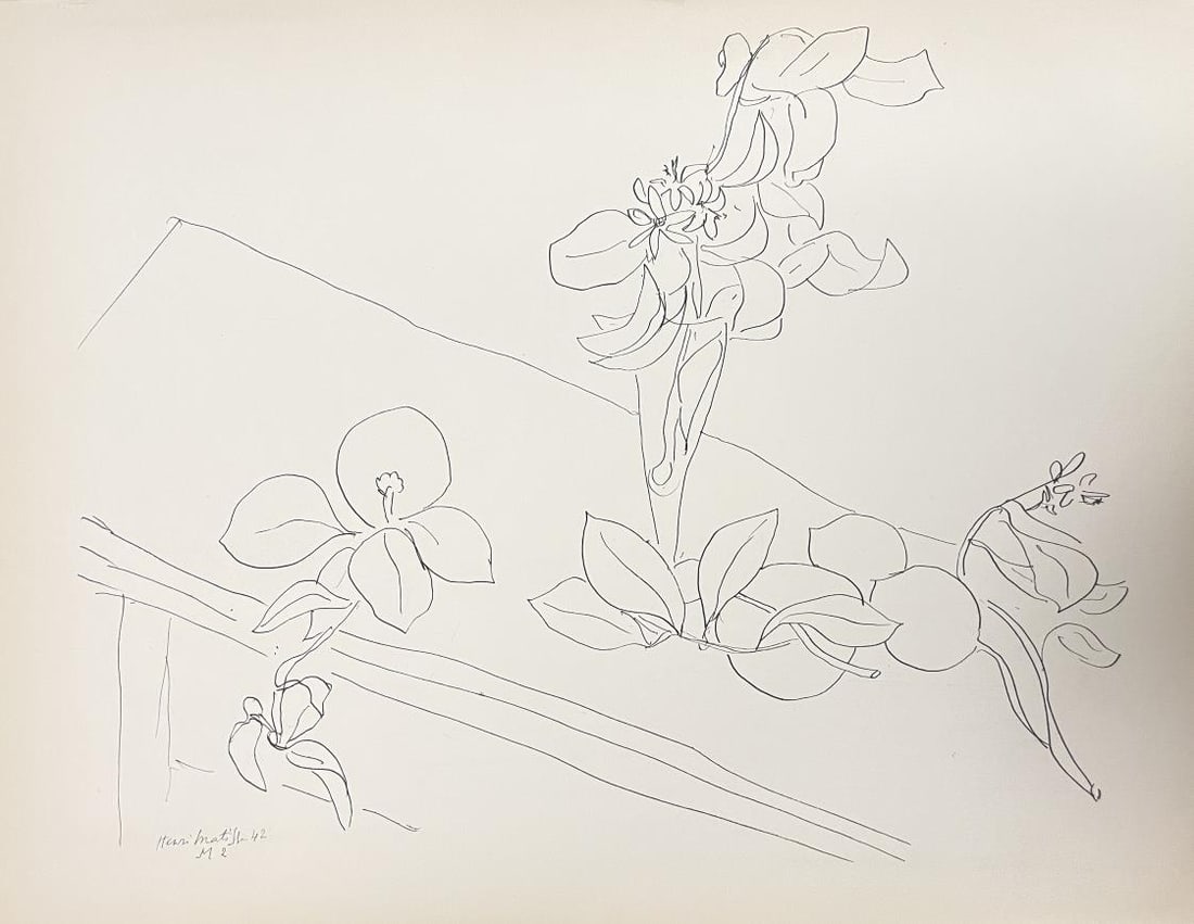 Henri Matisse (After) - Still Life 20: Artist: Henri Matisse (After)Title: Still Life 20Year: 1943Dimensions: 12 1/2in. by 9 1/2in.Edition: from the rare limited edition of 1000Publisher: Martin Fabiani EditeurSuite: Dessins: Themes et