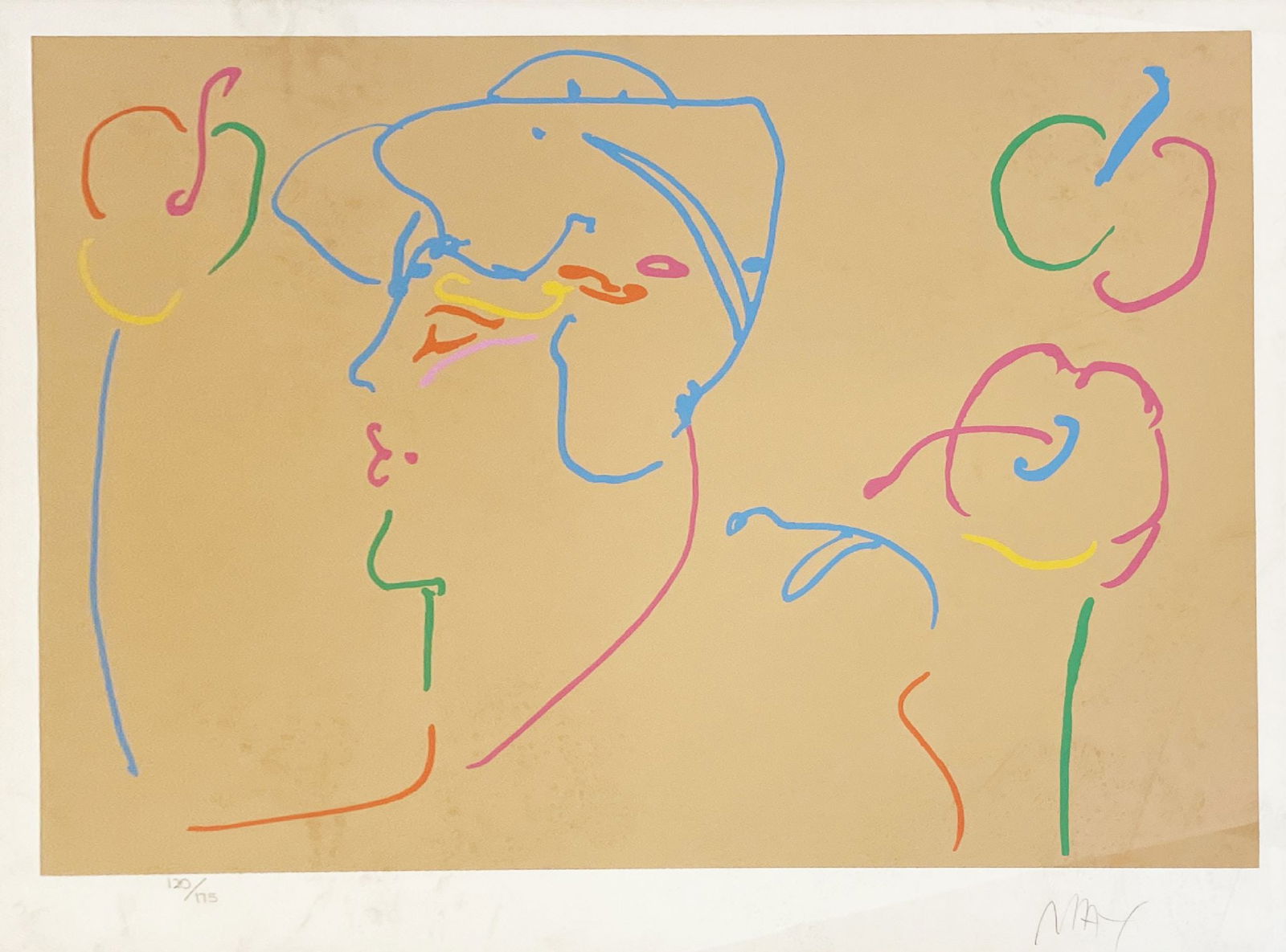 Peter Max - Tut's Nanny: Artist: Peter MaxTitle: Tut's NannyYear: 1978Dimensions: 21 1/2 x 30 1/2 in.Edition: From the rare limited edition of 175Medium: Original serigraph in colors on paperCondition: ExcellentSignature