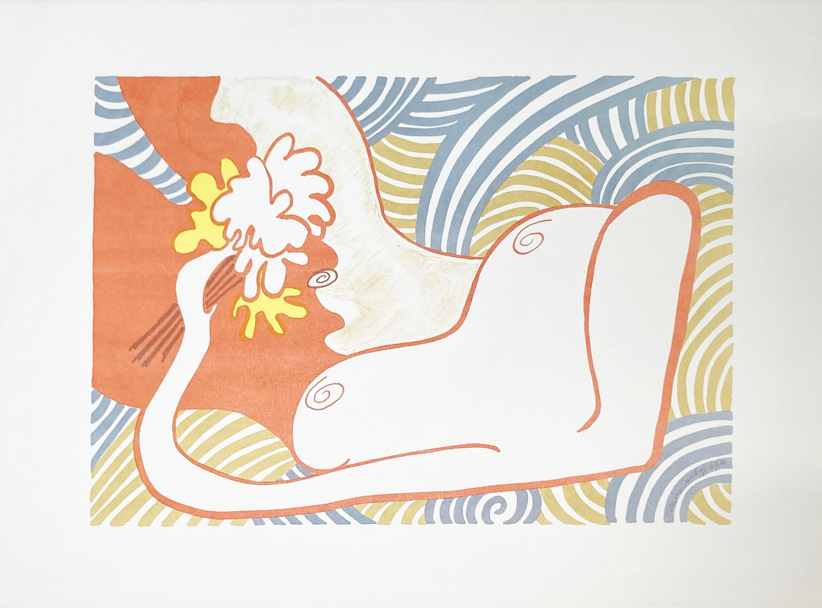 Edwine Sandys - Peace: Artist: Edwine Sandys Title: Peace Dimensions: 22.5in. by 30.5in. Edition: Numbered from the Rare Limited Edition of 100 Medium: Lithograph in Colors on Paper Condi