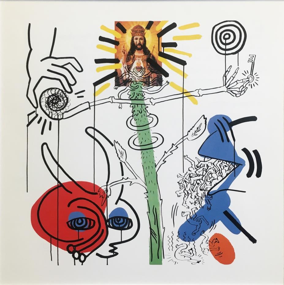 Keith Haring (After) - Apocalypse 10: Artist: Keith Haring (After)Title: Apocalypse 10Year: 1988Dimensions: 10 1/4in. by 10 1/4in.Edition: From the Rare Limited EditionPublisher: George Mulder Fine ArtsSuite: ApocalypseMedium: Offset