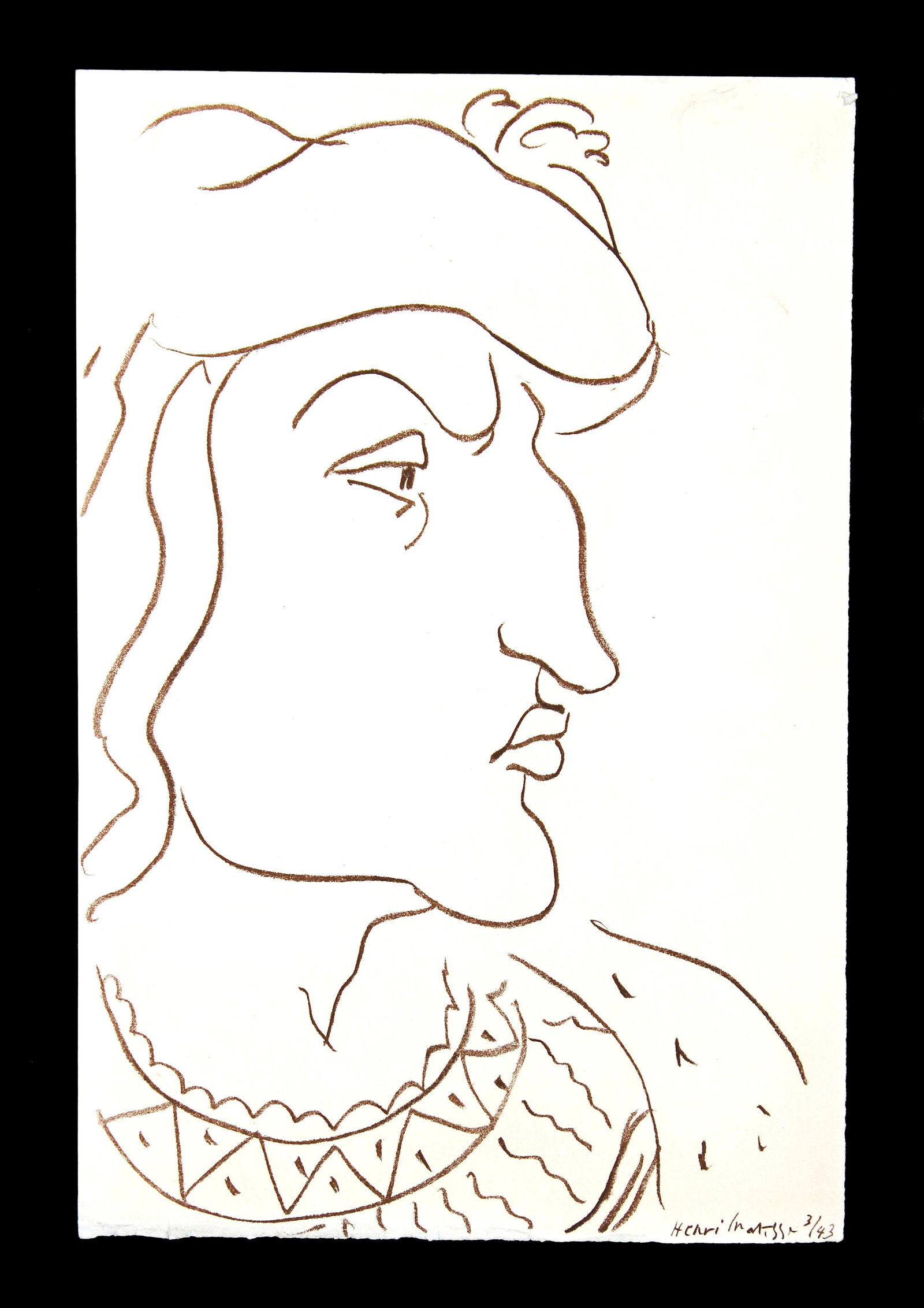 Henri Matisse - Charles d'Orleans: Artist: Henri MatisseTitle: Charles d'OrleansYear: 1950Dimensions: 16in. by 10.5in.Edition: 3 from the rare limited edition of 43Publisher: Charles D'OrleansSuite: Dessins: Themes et