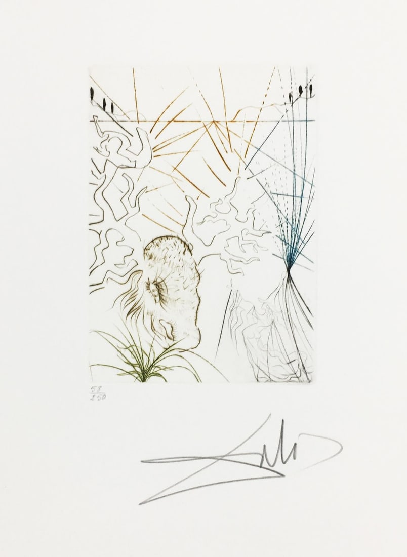 Salvador Dali - The Merry Wives of Windsor: Artist: Salvador DaliTitle: The Merry Wives of WindsorYear: 1971Dimensions: 17 5/8in. by 12 1/2in.Edition: Numbered from the Rare Limited Edition of 250Publisher: Transworld ArtSuite: Shakespeare
