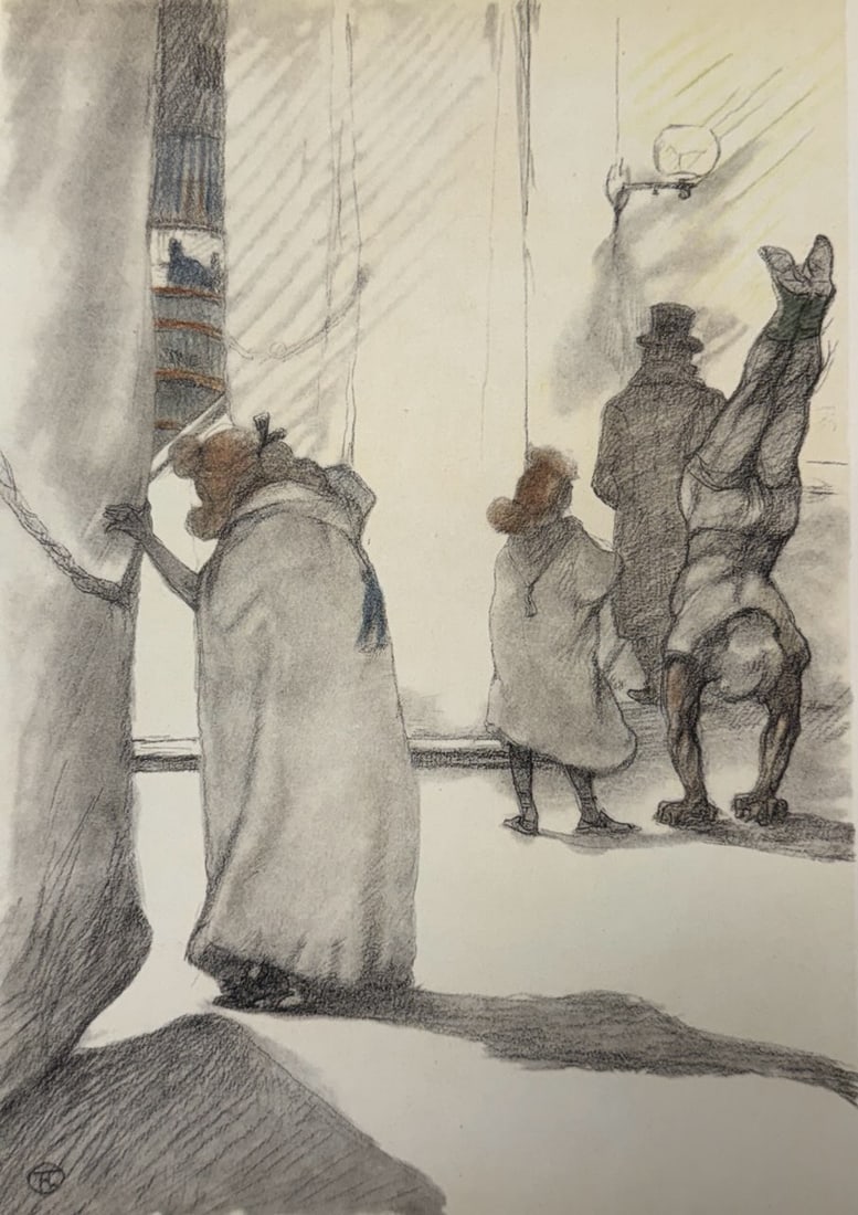 Henri de Toulouse-Lautrec (After) - Untitled Lithograph from ""The Circus"": Artist: Henri de Toulouse-Lautrec (After)Title: Untitled Lithograph from ""The Circus""Year: 1952Dimensions: 8 1/2 x 12 in.Edition: From the Edition of 1500Publisher: Andre Sauret, Mourlot