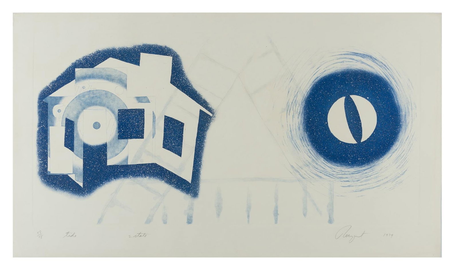James Rosenquist - Tide: Artist: James Rosenquist Title: Tide Year: 1979 Dimensions: 23 3/4in. by 41in. Edition: From the limited edition of 78 Publisher: Multiples Inc New York