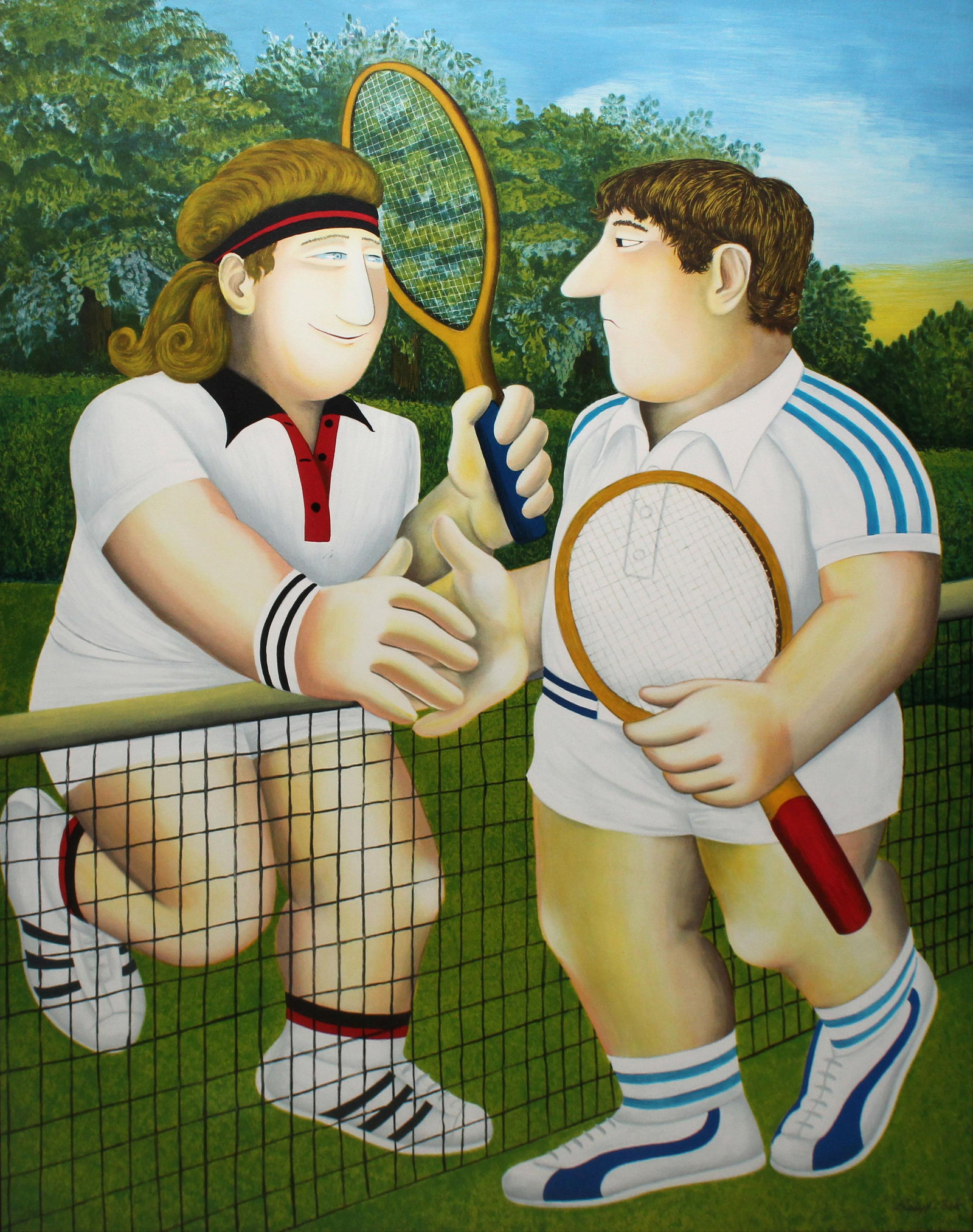 Beryl Cook - The Tennis Match (1 of 1)