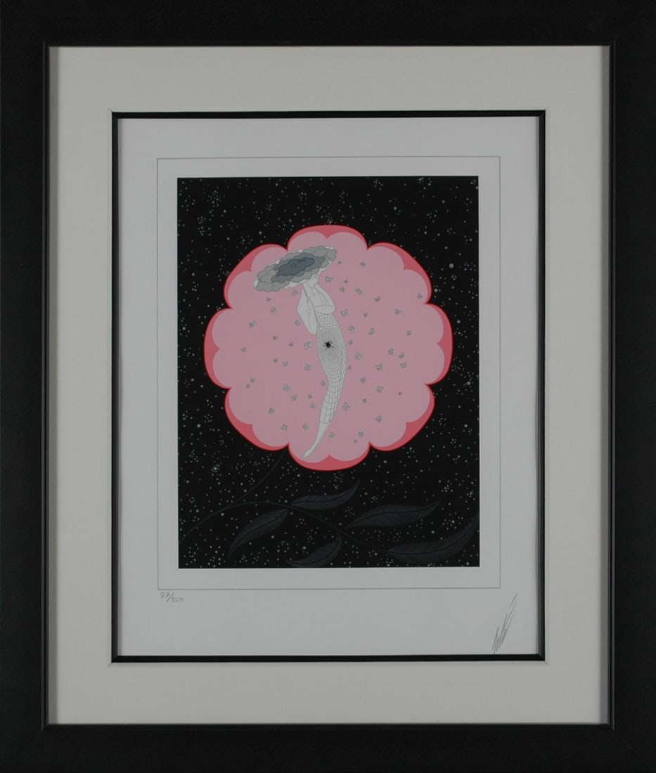 Erte - Monte Carlo: Artist: Erte Title: Monte Carlo Year: 1987 Dimensions: 29 3/4in. by 25 1/4in. Edition: from the rare limited edition of 350 Medium: Original serigraph on paper<
