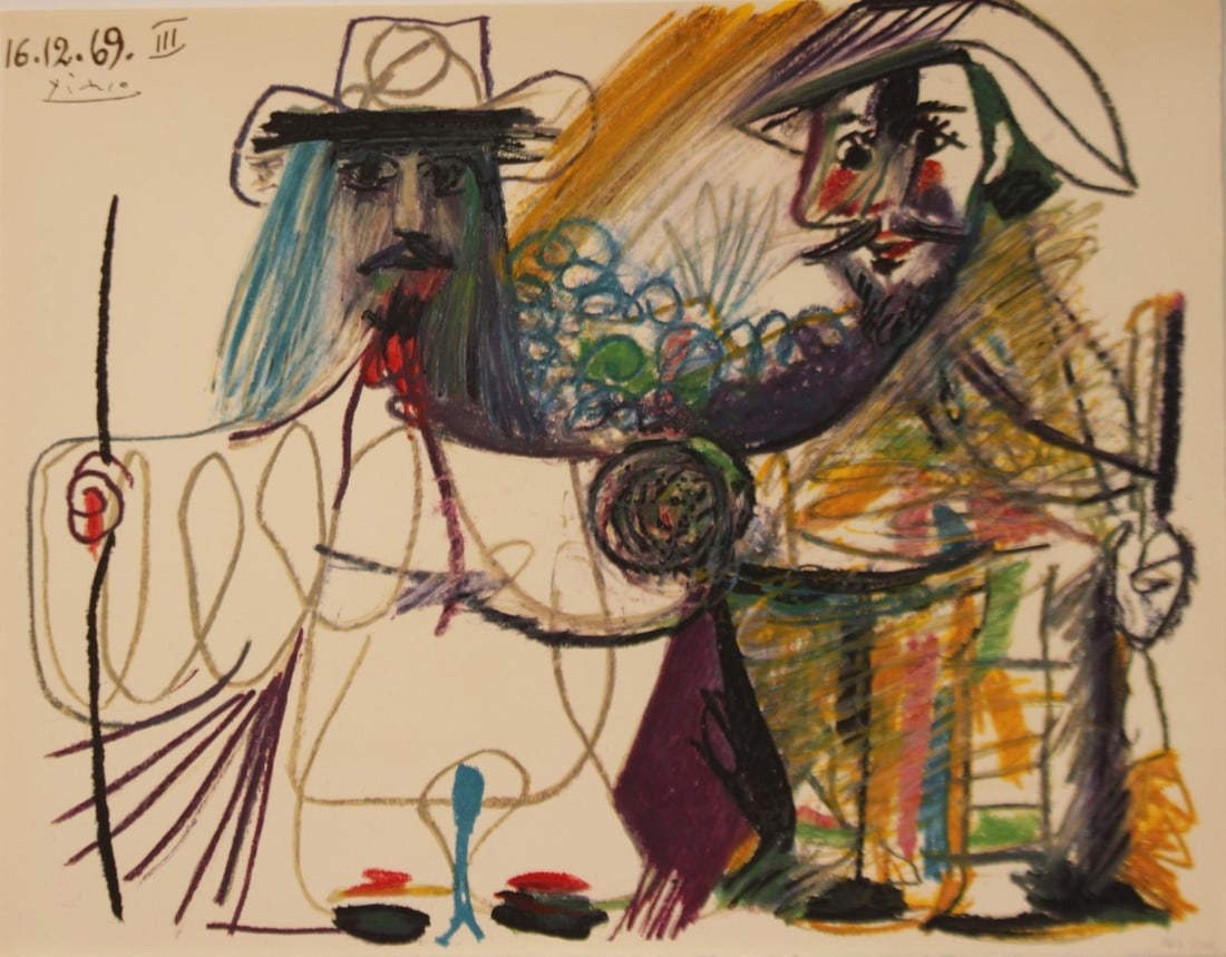 Pablo Picasso - 16 12 69 III: Artist: Pablo Picasso Title: 16 12 69 III Year: 1969 Dimensions: 16in. by 20in. Edition: From the Rare Limited Edition of 300 Publisher: Le Vent d Arles