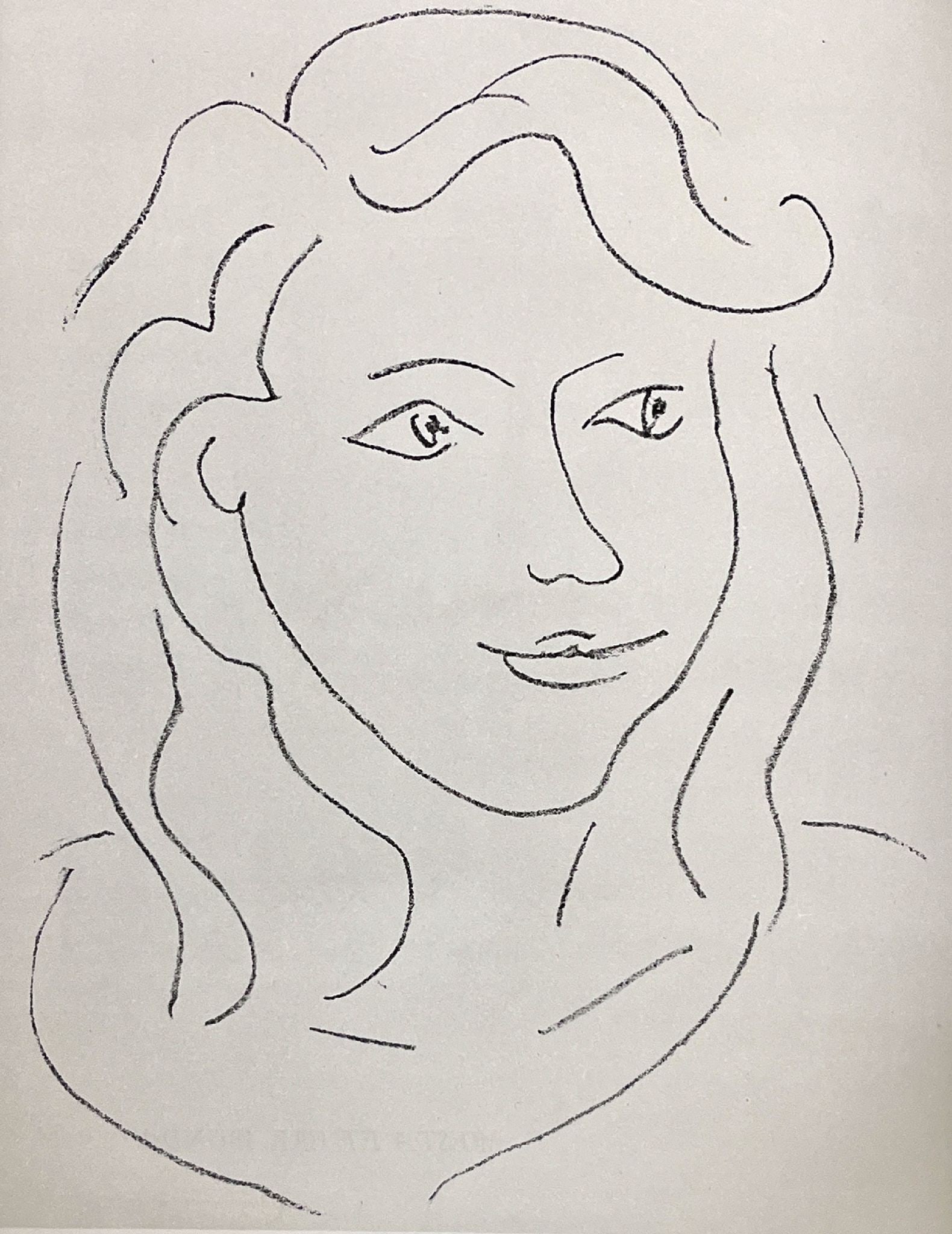 Henri Matisse - Fleurs du mal XIV: Artist: Henri Matisse Title: Fleurs du mal XIV Year: 1947 Dimensions: 11 1/2 x 9 1/2 in. Edition: From the Rare Limited Edition Suite: Fleurs du mal