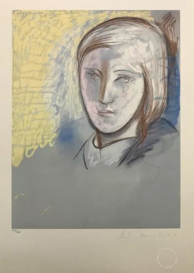 Pablo Picasso (After) - Portrait of Marie-Therese Walter: Artist: Pablo Picasso (After) Title: Portrait of Marie-Therese Walter Year: 1979-1982 Dimensions: 15in. by 19 3/8in. Edition: From the rare limited editon of 500 Me