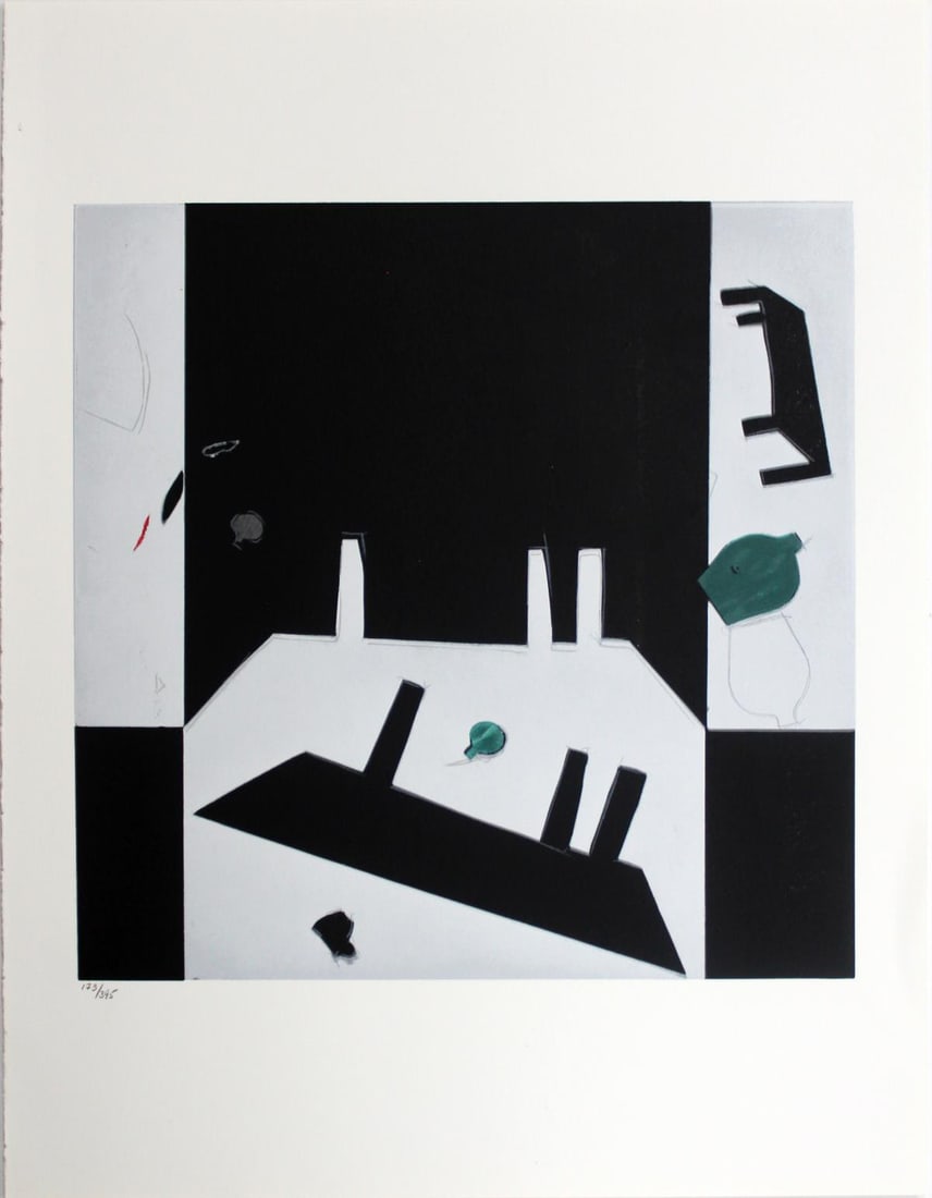 Donald Sultan - Untitled from "Visual Poetics": Artist: Donald SultanTitle: Untitled from "Visual Poetics"Year: 1998Dimensions: 22in. by 17in.Edition: From the limited edition of 395Publisher: Marco Fine Arts Contemporary Atelier El SegundoSuite:
