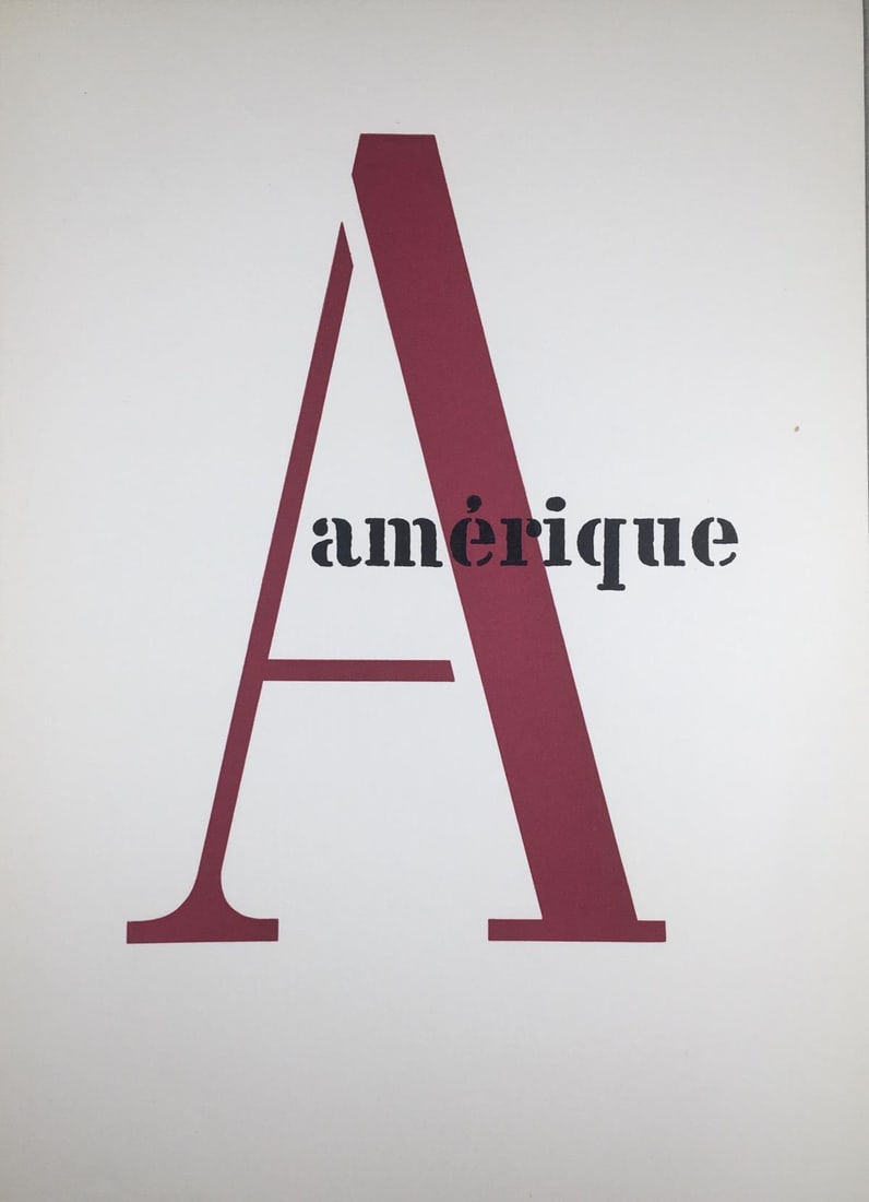 Fernand Leger - Amerique: Artist: Fernand Leger Title: Amerique Year: 1960 Dimensions: 10 1/2in. by 15in. Edition: Limited Edition of 250 (numbered 12 to 261) Publisher: Francais Reunis