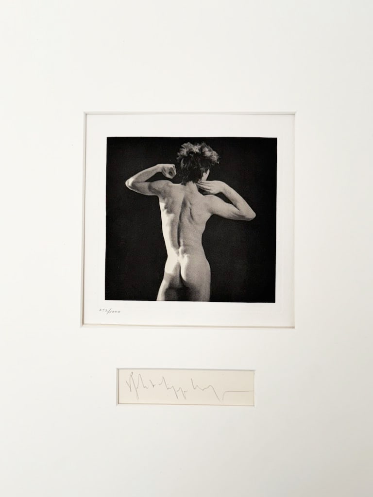 Robert Mapplethorpe - Untitled from ""A Season in Hell"" Signature attached on a separate sheet: Artist: Robert Mapplethorpe Title: Untitled from ""A Season in Hell"" Signature attached on a separate sheet Year: 1986 Dimensions: 4 3/4 x 4 3/4 in. Edition: From the limited
