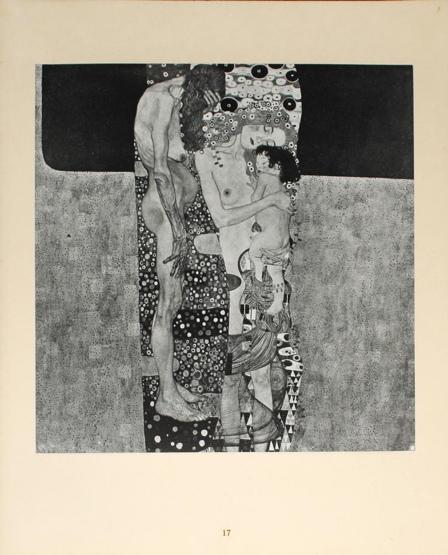 Gustav Klimt (After) - Die drei Lebensalter: Artist: Gustav Klimt (After) Title: Die drei Lebensalter Year: 1920 Dimensions: 11.5in. by 9.5in. Edition: From the rare limited edition of 500 Publisher: sterreichische St