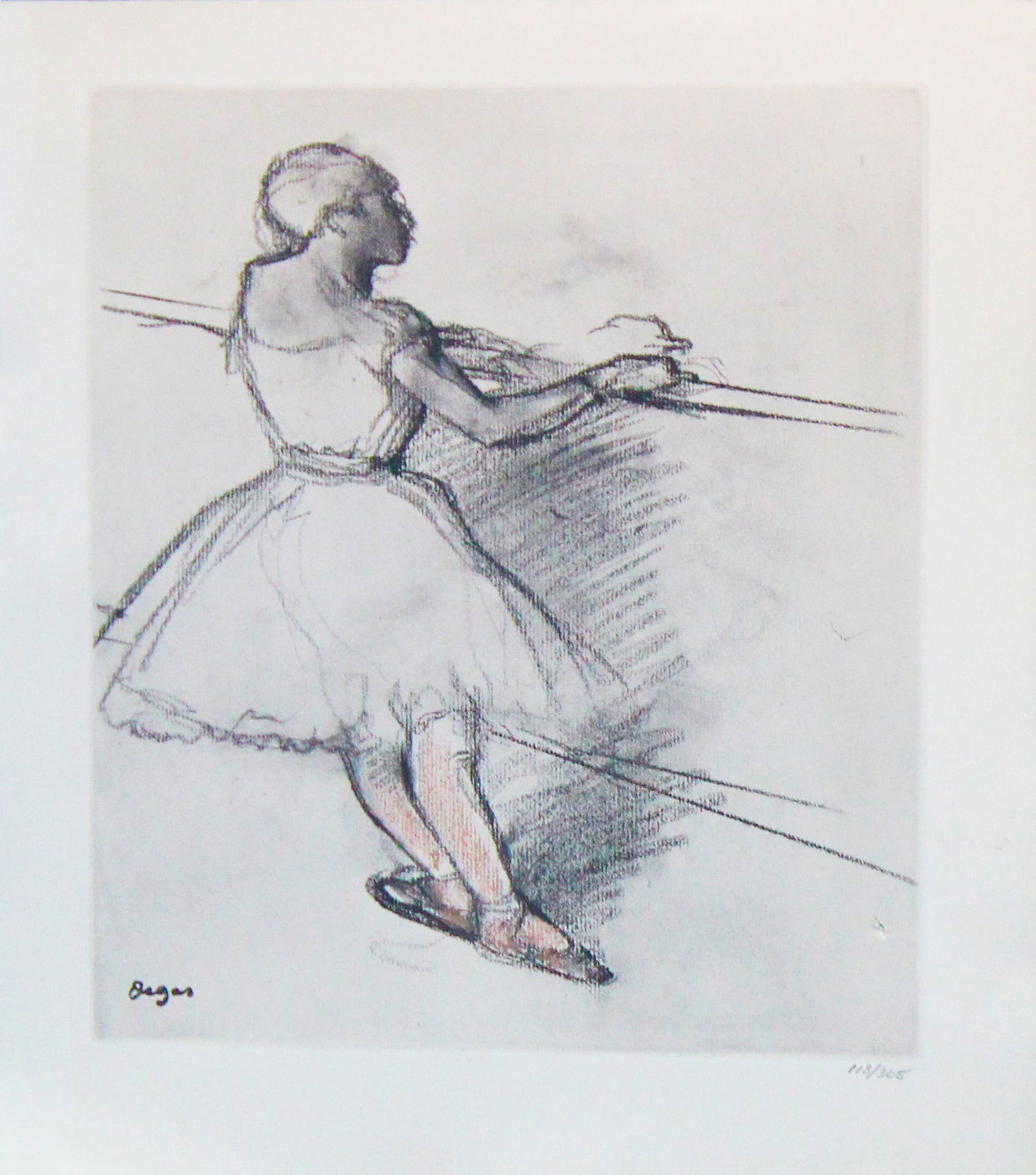 Edgar Degas - From the Danse Dessin.: Artist: Edgar Degas Title: From the Danse Dessin. Year: 1936 Dimensions: 13 x 10 in. Edition: From the rare limited deluxe edition of 305 Publisher: Ambroise Vo