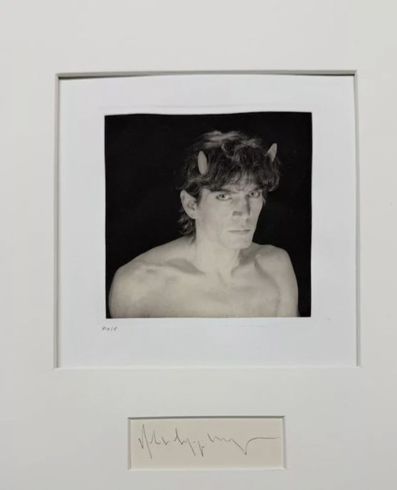 Robert Mapplethorpe - Untitled from ""A Season in Hell"" Signature attached on a separate sheet: Artist: Robert Mapplethorpe Title: Untitled from ""A Season in Hell"" Signature attached on a separate sheet Year: 1986 Dimensions: 4 3/4 x 4 3/4 in. Edition: From the limited