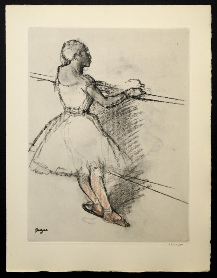 Edgar Degas - Small Dancer: Artist: Edgar Degas Title: Small Dancer Year: 1936 Dimensions: 16in. by 20in. Edition: From the rare limited edition of 305 Publisher: Ambroise Vollard Editeur;