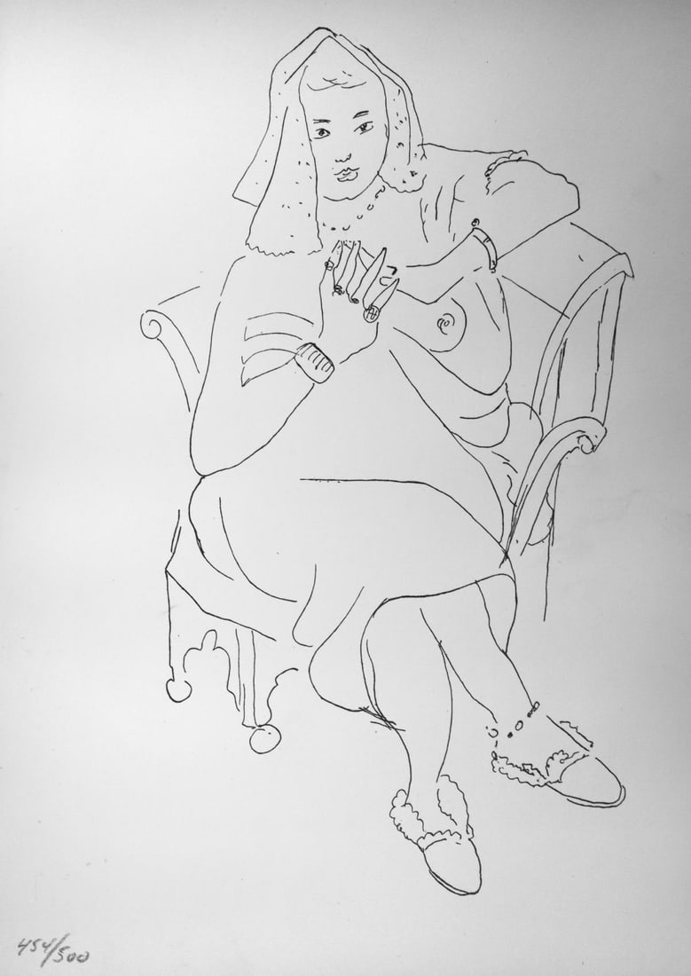 Henri Matisse - L'Atelier du quai Saint-Michel from"XX: Artist: Henri Matisse Title: L'Atelier du quai Saint-Michel from"XX Siecle No .4" Year: 1915 Dimensions: 11in. by 8.75in. Edition: From the rare limited edition of 500