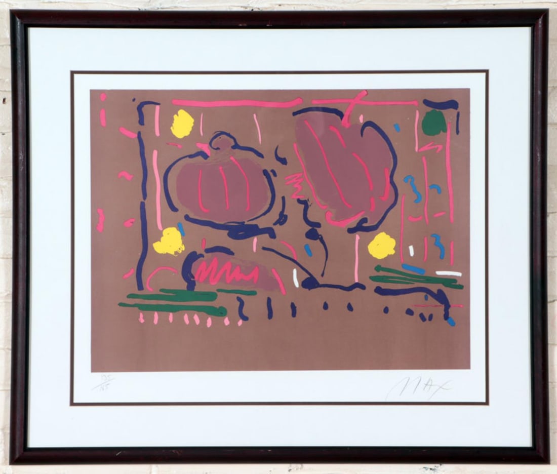 Peter Max - Earth Flowers: Artist: Peter Max Title: Earth Flowers Dimensions: 17 1/2in. by 33 1/2in. Edition: From the Rare Limited Edition of 165 Medium: Original Lithograph in Colors Condit