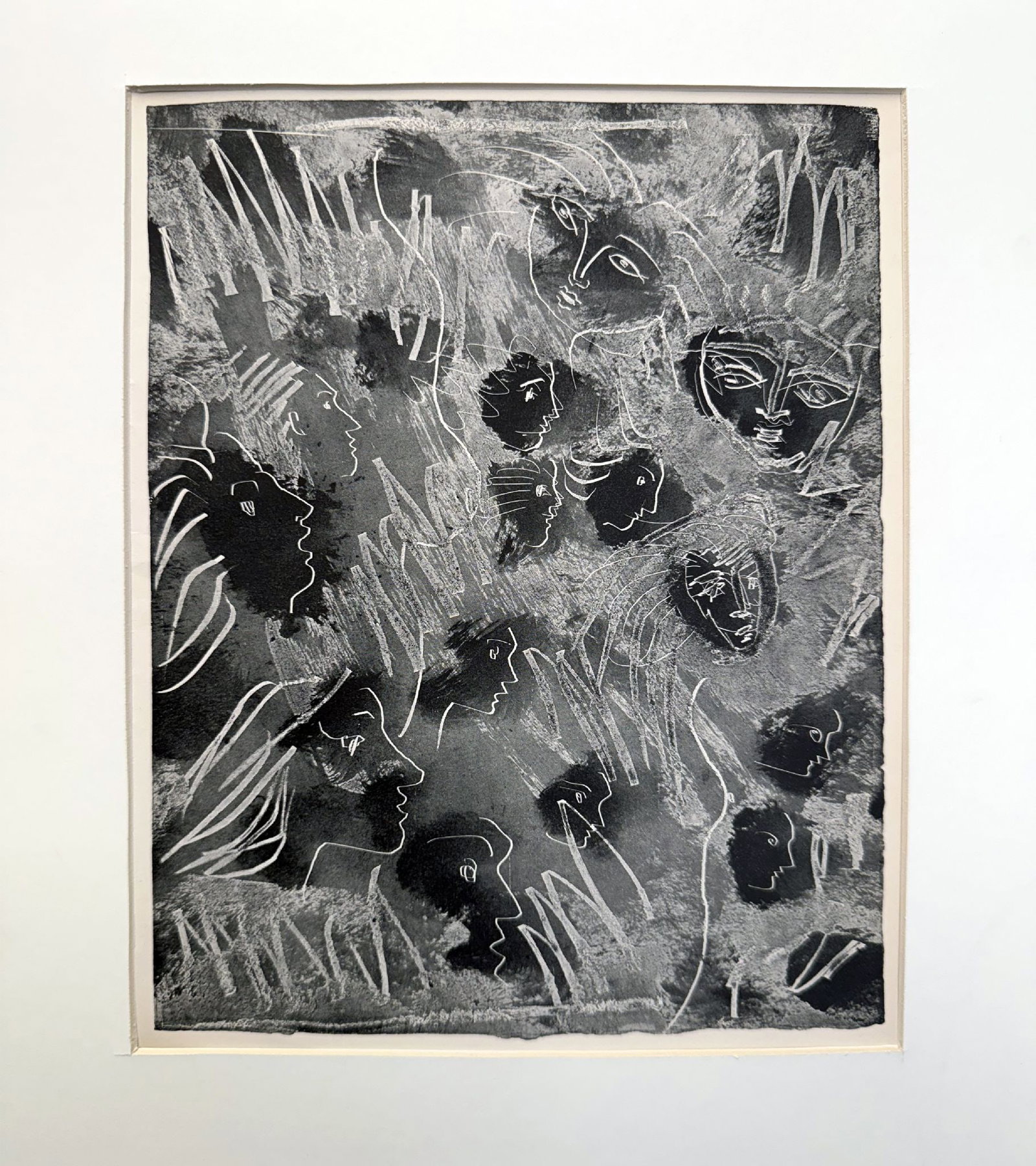 Pablo Picasso - Faces: Artist: Pablo Picasso Title: Faces Year: 1943 Dimensions: 11 x 9 in. Edition: 81 from the rare limited edition of 525 Publisher: Robert - J. Godet S