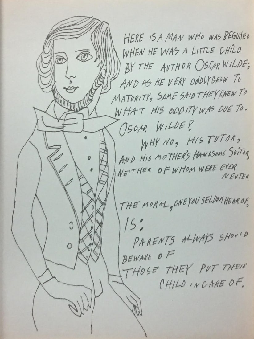Andy Warhol - Untitled from "Love is a Pink Cake": Artist: Andy Warhol Title: Untitled from "Love is a Pink Cake" Year: 1953 Dimensions: 11in. by 8.5in. Edition: From the rare limited edition Suite: Love is a Pi