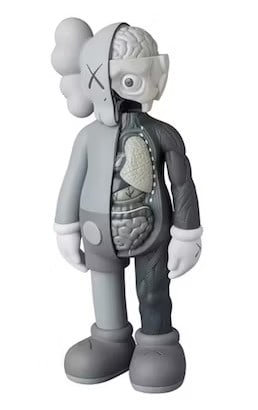 KAWS - Companion Flayed (Grey): Artist: KAWS Title: Companion Flayed (Grey) Year: 2016 Dimensions: 10.5in. by 4.5in. Edition: From the Rare Limited Edition Suite: Companion Medium:<