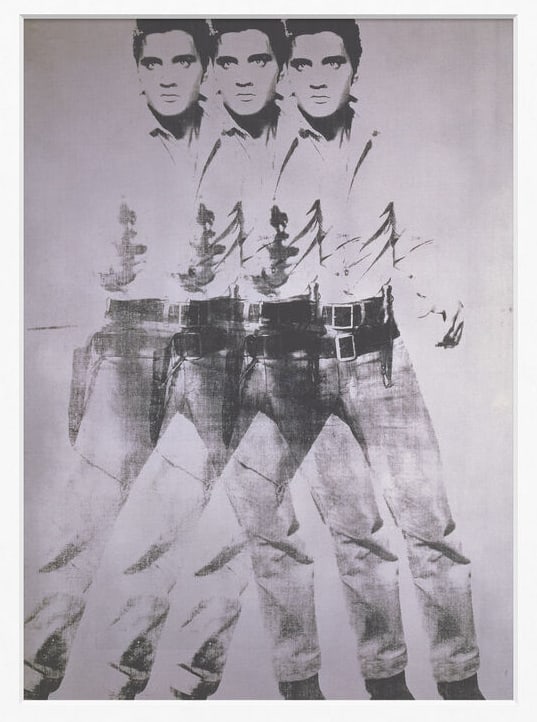 Andy Warhol (After) - Triple Elvis: Artist: Andy Warhol (After) Title: Triple Elvis Year: 2018 Dimensions: 14in. by 11in. Edition: From the Rare Limited Edition Publisher: Museum of Modern Art