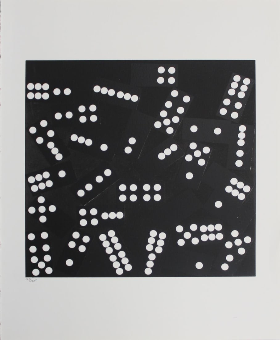 Donald Sultan - Untitled from "Visual Poetics": Artist: Donald Sultan Title: Untitled from "Visual Poetics" Year: 1998 Dimensions: 22in. by 17in. Edition: From the limited edition of 395 Publisher: Marco Fine Arts