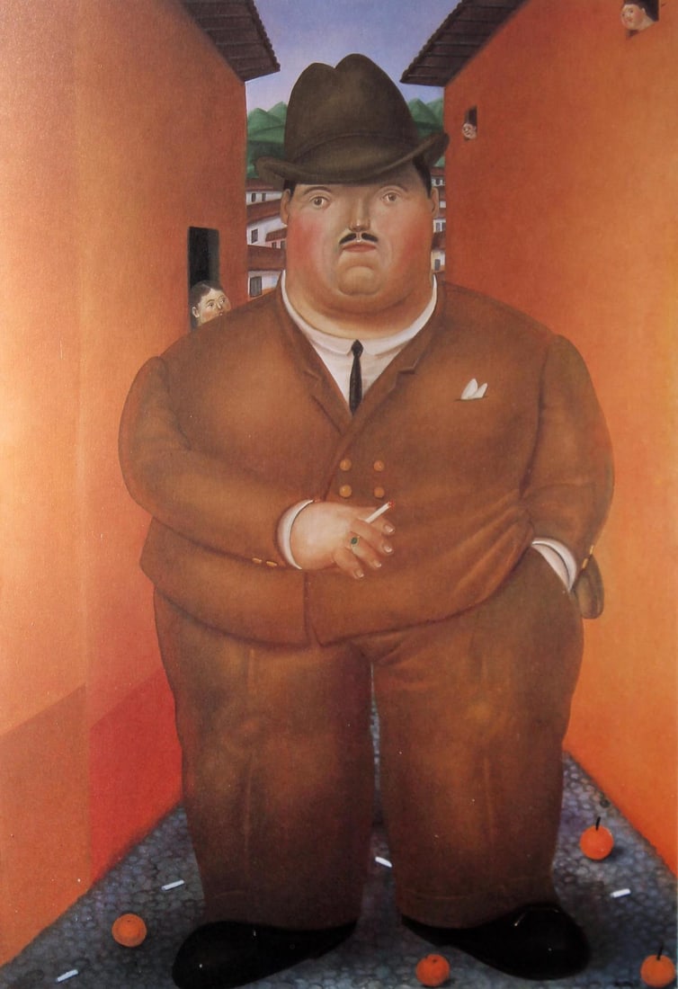 Fernando Botero (after) - The Street: Artist: Fernando Botero (after) Title: The Street Year: 1983 Dimensions: 16in. by 12in. Edition: From the limited edition of 200 Publisher: Harry N. Abrams Inc. New York