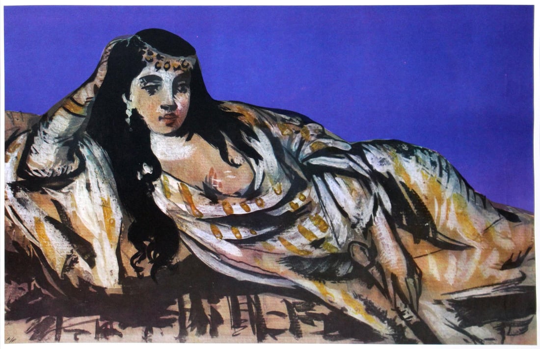 Edouard Manet (After) - Tavola 23: Artist: Edouard Manet (After) Title: Tavola 23 Year: 1963 Dimensions: 19 1/8in. by 12 1/4in. Edition: From the rare limited Artist Proof edition Suite: 40 Disegni Di Maestr