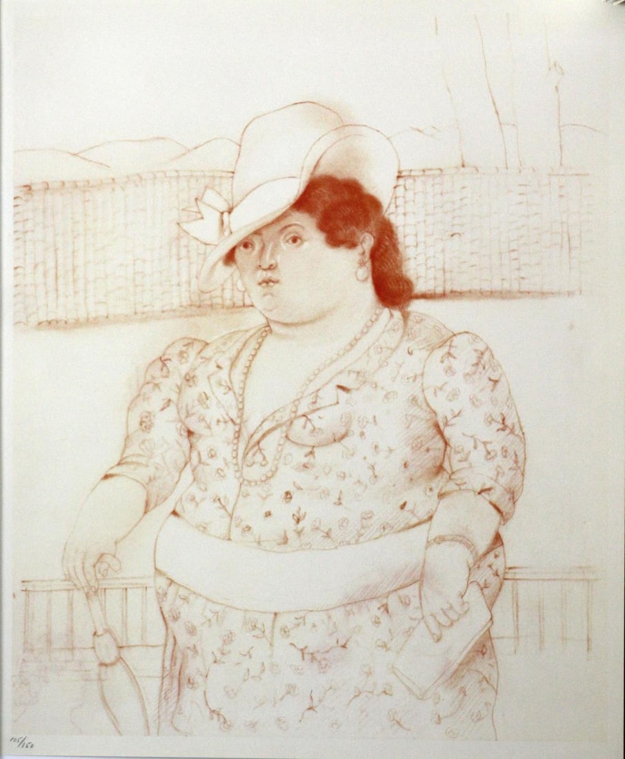 Fernando Botero (After) - Untitled From "Dessins et: Artist: Fernando Botero (After) Title: Untitled From "Dessins et Aquarelles" Year: 1984 Dimensions: 13in. by 15.75in. Edition: From the limited edition Publisher: Editions