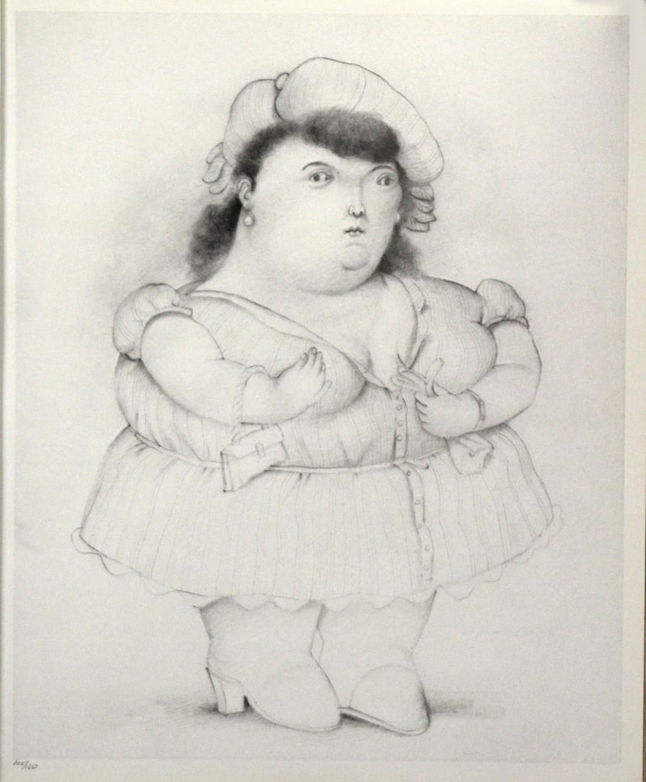 Fernando Botero (After) - Femme: Artist: Fernando Botero (After) Title: Untitled From "Dessins et Aquarelles" Year: 1984 Dimensions: 13in. by 15.75in. Edition: From the limited edition Publisher: Editions