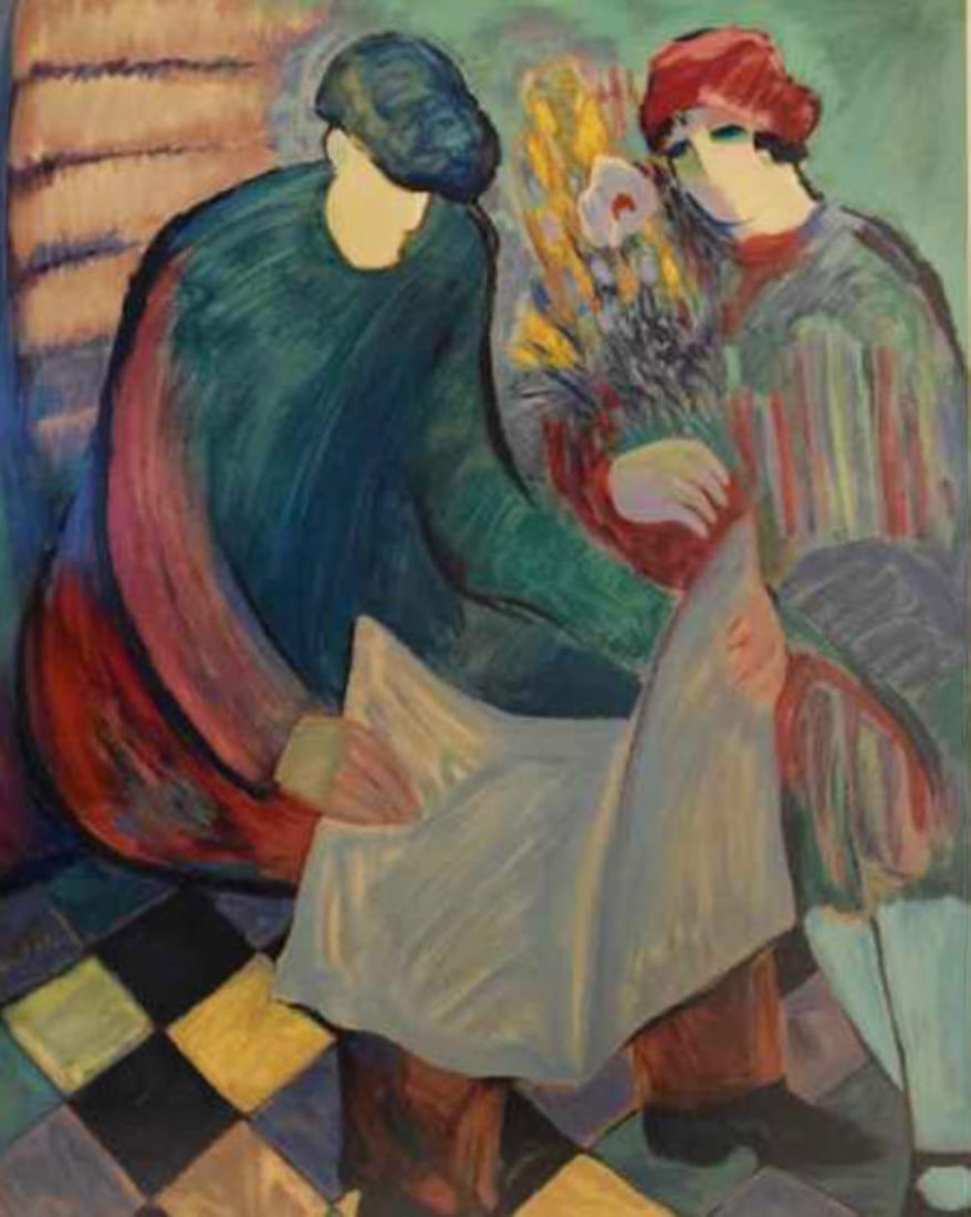 Barbara A Wood - Victoria Station: Artist: Barbara A Wood Title: Victoria Station Dimensions: 38 1/4in. by 30 1/.2in. Edition: From the rare limited edition of 350 Medium: Original serigraph on paper